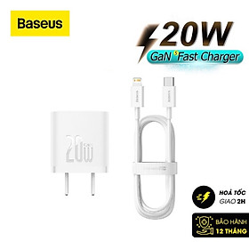 Mua Củ Sạc Nhanh Cho IPhone 20W Baseus GaN5 Fast Charger - Công Nghệ Power Delivery 3.0 QC 3.0 - Tích Hợp Chip Thông Minh - Công Nghệ Kiểm Soát Nhiệt Độ BCT - Hàng Chính Hãng