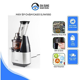 Mua Máy Ép Chậm Caso SJW550  Máy Ép Nước Trái Cây  Hoa Quả Công suất 200W  Ép Nguyên Quả Tích Hợp 3 Lõi Lọc  Nhập Đức