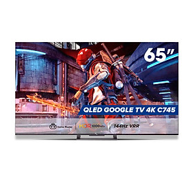 Mua TCL QLED Gaming TV 65 inch 65C745 - Game Master 2.0 - Tivi 65   - Google Tivi - Hàng chính hãng - FBT