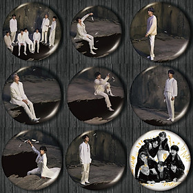 Huy hiệu cài áo balo hình nhóm BTS và các thành viên Map of the soul 7