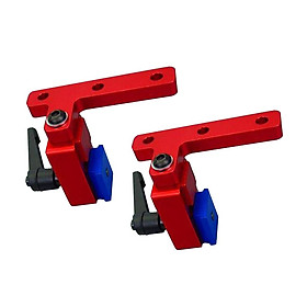 2pcs T-slot Miter Track Stop for T-Slot T-Track DIY Woodworking Tool 45 Type