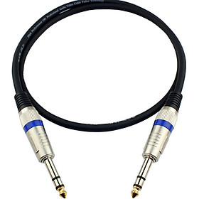 6.35MM Male to Male Stereo Audio Cable for HiFi / Amplifier / Microphone / CD / Video Recorder / Speaker