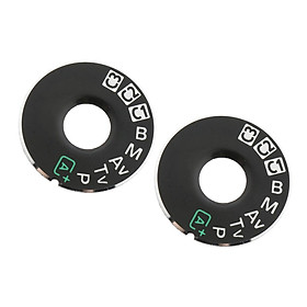 2Pcs Dial Mode Plate Interface  Replacement Part for Canon EOS 5D3 + Tape