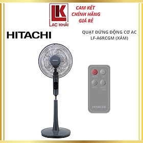 Quạt đứng Hitachi LF-A6RC , Màu Trắng / Xám, Động cơ AC - Hàng chính hãng - Bảo hành 12 tháng