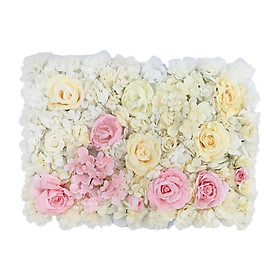 Artificial Flower Wall Panel Roses Wedding Venue Home Shop Window Decor B #1
