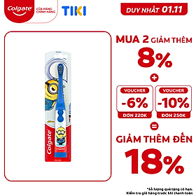 Bàn chải đánh răng điện Colgate Minions dành cho trẻ em