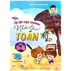 Sách - bí kíp học nhanh nhớ lâu Toán lớp 2 - 3