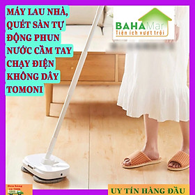 Mua MÁY LAU NHÀ  QUÉT SÀN TỰ ĐỘNG PHUN NƯỚC CẦM TAY CHẠY ĐIỆN KHÔNG DÂY TOMONI  BAHAMAR  có thể phun nước tự động lau sàn và quét sàn