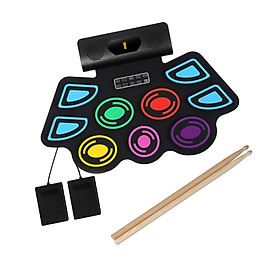 Portable Electric Drum  for Holiday Gifts Birthday  Adults