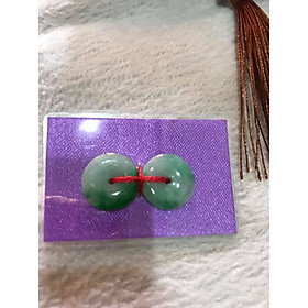 ĐÔI BÔNG TAI ĐỒNG TIỀN XANH NHẸ CHẤT LIỆU ĐÁ CẨM THẠCH MÀU XANH NHẸ ĐẸP FREE SIZE NỮ ĐEO LẤY BẤT KỲ ĐẸP HẾT Ạ