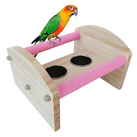 Bird Perch Stand Paw Grinding Training Standing Exercise wood