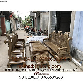 Mua Bộ tần thủy hoàng gỗ mun đuôi công Cột 14 Liền  Yếm Liền - Hàng SIêu Vip 2021