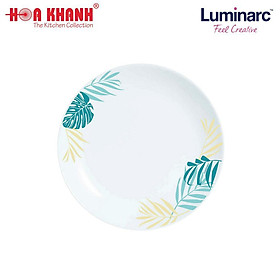 Đĩa Sâu Thuỷ Tinh Luminarc Diwali Hiwaii 25cm đựng thức ăn, kháng vỡ, cường lực - 1 cái - V4923