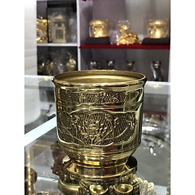 Mua Lư ống thờ cúng bằng đồng đường kính 11cm