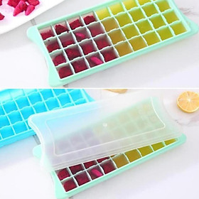 Mua Khay Làm Đá 36 Viên Bằng Silicon Có Nắp Đậy Tiện Lợi