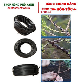 Mua Dây nhôm đen - nhôm trắng uốn cây cảnh  bonsai  hoa lan loại mềm dễ uốn 1kg size 2ly  3ly  4ly  5ly
