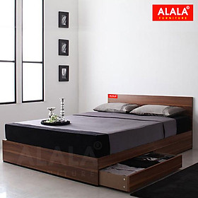 Mua Giường ngủ ALALA42 + 2 hộc kéo / Miễn phí vận chuyển và lắp đặt/ Đổi trả 30 ngày/ Sản phẩm được bảo hành 5 năm từ thương hiệu ALALA/ Chịu lực 700kg