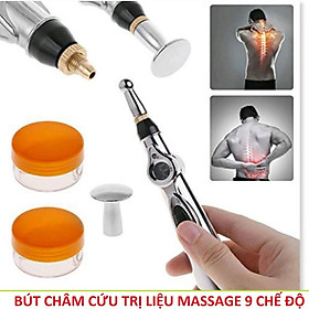 Hình ảnh Bút Dò Huyệt Châm Cứu trị liệu giảm đau CkeyiN tích hợp mát xa điện tử 4 trong 1 tiện lợi chinh hãng