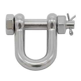 7/8 Inch Shackle  Bolt Clevis Rigging Towing Made of 316 Stainless Steel