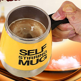 Mua Bình cốc giữ nhiệt 450ml tự khoáy khuấy pha cafe cà phê thông minh cao cấp