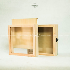 Khung tranh hộp - hộp gỗ trang trí - hộp đèn 3D