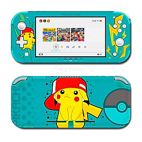 Mua Skin decal dán Nintendo Switch Lite mẫu Pokemon Pikachu nền xanh (dễ dán  đã cắt sẵn)