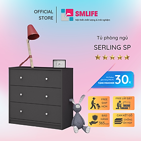 Tủ đựng quần áo phòng ngủ SMLIFE Serling