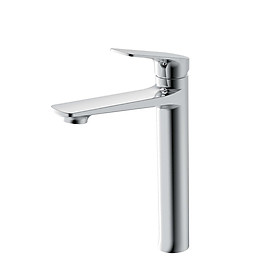 Vòi cao cho lavabo, chất liệu đồng, màu brused nikel, hiệu Trevi ( chưa gồm bộ xả) KB02412BN