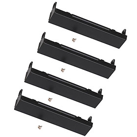 4pcs Laptop HDD Hard Drive Caddy Cover Lid Bezel w.Screw for Dell Latitude E6510