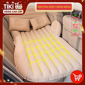 Đệm Hơi, Giường Hơi Ô Tô Cao Cấp (Tặng Kèm Bơm Điện) - Vàng