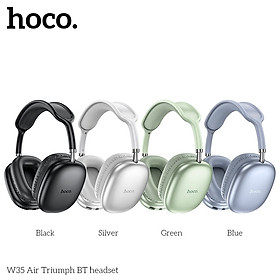 Mua Tai nghe chụp tai bluetooth pin trâu 45h nghe nhạc  mic đàm thoại W35 AIR  headphones  - Hàng chính hãng