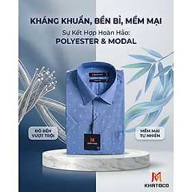 Áo sơ mi tay ngắn Khatoco (M-3XL)