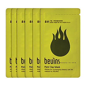 Combo 6 Gói Mặt Nạ Se Khít Nang Lông Beuins Pore Clay Mask