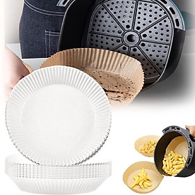 Giấy Nến Lót Nồi Chiên Không Dầu Hình Khuôn Bánh Siêu Tiện Lợi - Thấm Giảm Thiểu Tối Đa Dầu Mỡ Bám - Trắng