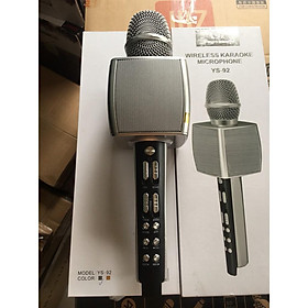 Mua Mic bluetooth YS92  3 loa  Tích hợp soudcard live stream  cao cấp nhất