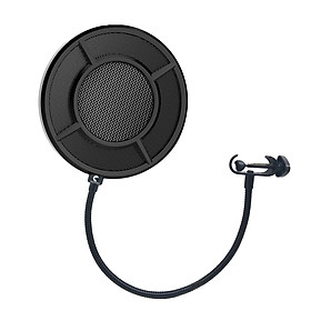 Màn Lọc Âm Thanh Yanmai Pop Filter Hình Tròn Với Bề Mặt Hai Lớp Kim Loại Và Chân Đế Cho Thu Âm