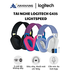 Tai nghe gaming Bluetooth và Lightspeed Logitech G435 Mic ảo tích hợp