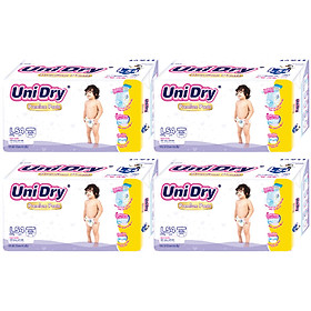 Combo 4 Tã Quần UniDry Premium L54 (54 Miếng)