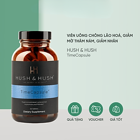 Viên Uống Hỗ Trợ Chống Lão Hoá, Mờ Nám, Sáng Da - HUSH & HUSH TimeCapsule [Hộp 60 Viên]