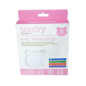 Khẩu trang trẻ em Gấu trúc StayDry