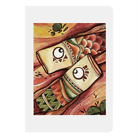 Sổ Tay Mini Couple Koi Lantern Monosketch (14 x 9 cm)