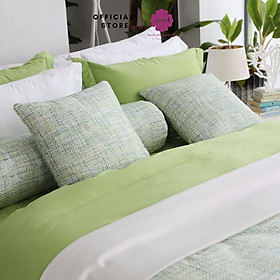 Mua Vỏ gối ôm lụa sateen  tơ thiên nhiên Hàn Quốc by GRAND  KT: 33cmx100cm   họa tiết hiện đại