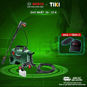 Mua Máy phun xịt rửa Bosch Easy Aquatak 120 kèm Súng ngắn xoay 360 áp lực cao Bosch và Ống nước nối dài Bosch 6m