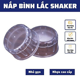 Nắp bình lắc pha chế shaker bằng nhựa cafe cocktail cao cấp đẹp dày dặn phù hợp với bình 350ml-500ml-700ml-1000ml
