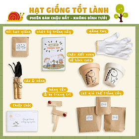 Mua BỘ DỤNG CỤ TRỒNG CÂY  HẠT GIỐNG TỐT LÀNH  CHO BÉ - KHÔNG BÌNH TƯỚI