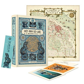 Việt Nam Sử Lược (Ấn Bản Kỉ Niệm 100 Năm) - Tặng Kèm Bản Đồ + Bookmark + Bộ Postcard 8 Tấm