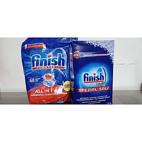 Combo Viên Rửa Bát Finish 80 viên All In One Max + Tặng 3 viên Finish