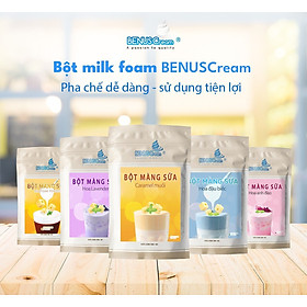 Bột milk foam Benuscream - (màng sữa vị Phô mai ) - 1kg/Túi