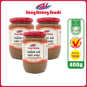 3 Hũ Mắm Cá Sặc Xay Sông Hương Foods Hũ 400g