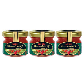 Mứt dâu Golden Farm - Lốc 3 hũ 30g